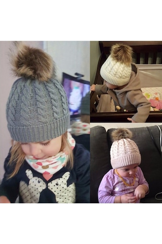 Geeksen Kışlık Şeffaf Akrilik Örgü Şapka - Pamuk Yumuşak, Isı Saklama Özelliği, Büyük Boy, Bordo Rengi Burgendi