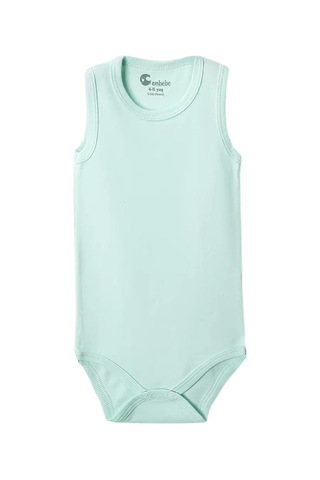 Gaye Bebe Yeşil Askılı Body Zıbın 7-12 Yaş Çocuklar İçin 3 Adet Alttan Çıtçıtlı Özel Gereksinimli Çok Renkli