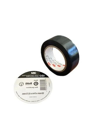Siyah Elektrik İzolasyon Bandı - 9 Metre Uzunluk