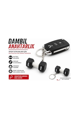 Dambıl Anahtarlık , Dambıl Şeklinde Araç Anahtarlık - Dambıl Araba Anahtarlığı