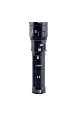 Lunaev Ws-1150 Uzun Menzilli 60 Watt 5500 Lümen Profesyonel Güçlü El Feneri Açık Ahşap