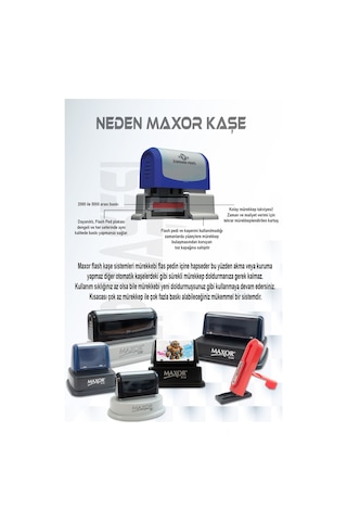 Maxor Kaşe K-22 İsim-ünvan Kaşesi 1 Adet
