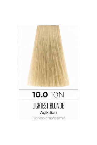 Dna Saç Boyası Kalıcı Profesyonel Krem Boya Yoğun Pigment & Parlaklık 10.0 Açık Sarı 100ml