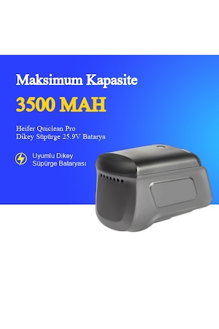 Heifer Quiclean Pro Dikey Süpürge 3500 Mah Batarya