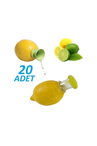 20 Adet Pratik Limon Sıkacağı - Limon Portakal Narenciye Sıkma