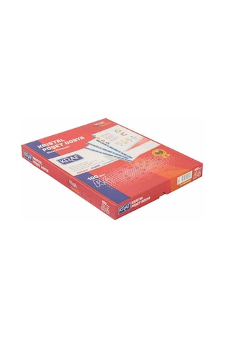 Kraf Kristal Poşet Dosya 100'lü Paket