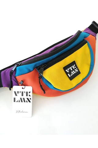 Vatkalimon Unisex Omuz ve Bel Çantası Sarı - Turuncu