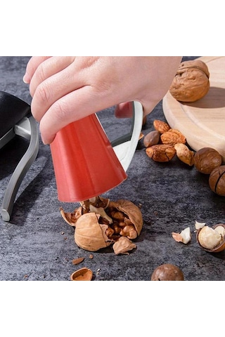 Fındık Kıracağı Klips Aleti Ceviz Açacağı Pense Ceviz Açmak İçin Alet Fındık Klipsi Fındık Maşası Kabuk Soyucu Taşınabilir Mutfak Aksesuarları Siyah