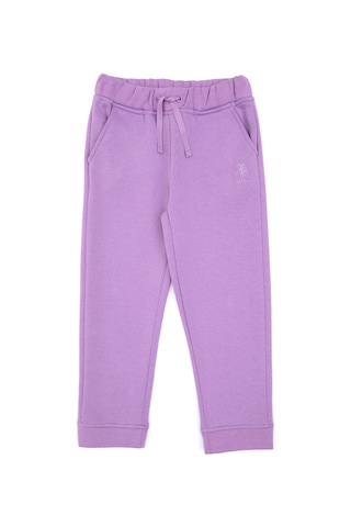 U.S. Polo Assn. Kız Çocuk Lila Şardonlu Jogger Eşofman Altı 50314472-VR034