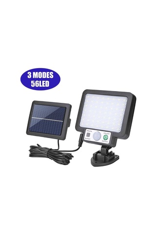 56led/72/108/117cob Güneş Enerjili Bölünmüş Duvar Lambası 3 Modlu Açık Hava Su Ge Sensörü Bahçe Acil Bahçe Aydınlatmaları 56851421
