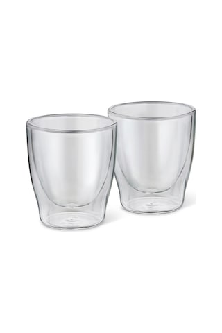 Tchibo Çift Cidarlı Espresso Bardağı, 2'li Saydam