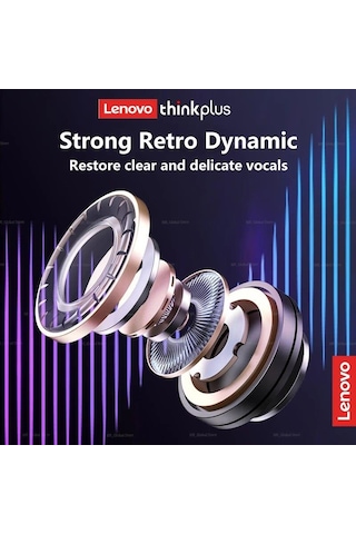 Lenovo Thinkplus LP80 Pro TWS Bluetooth 5.3 Kablosuz Kulak İçi Kulaklık