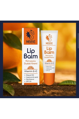 Meleys Vitamin E+C Koruyucu Dudak Kremi SPF20