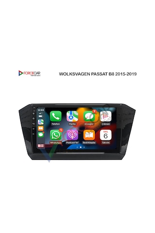 VOLKSWAGEN PASSAT B8 ANDROİD MULTİMEDYA 2_32 KABLOSUZ CARPLAY