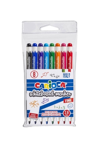Carioca Beyaz Tahta Kalemi 8 Renk 2.8Mm 42920