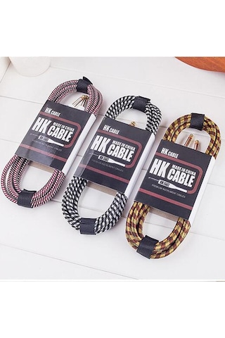 Suntek Elektro Gitar Amp Kablosu Bas Mandolin Aksesuarları 3m