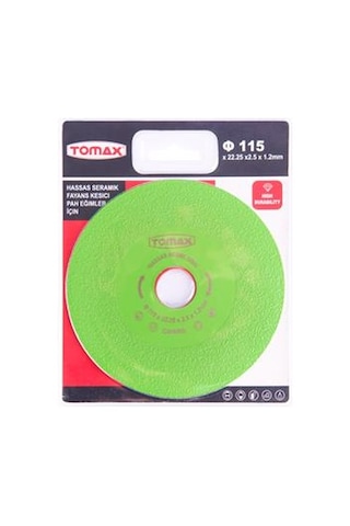 Tomax Seramik Pah Verme Kesici 115x1.2 Yeşil
