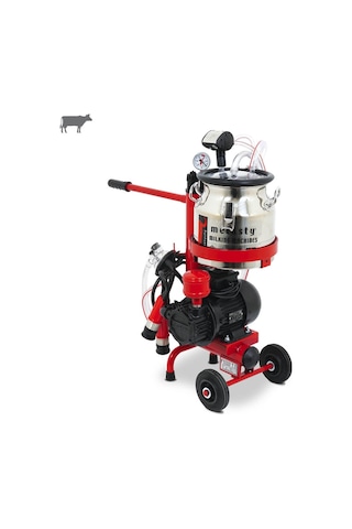 Melasty Micro Tekli İnek Süt Sağma Makinesi Paslanmaz Güğüm - Kauçuk Memelik Kuru Pompa Melasty Micro Tekli İnek Süt Sağma Makinesi Paslanmaz Güğüm - Kauçuk Memelik Kuru Pompa