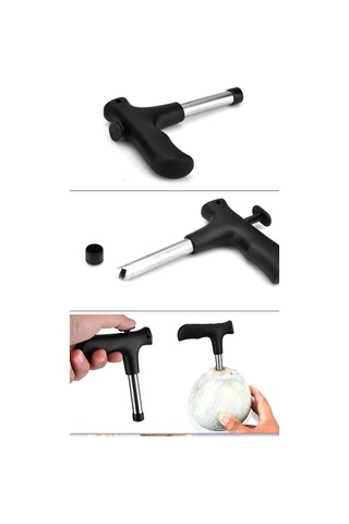 Jzcat Hindistan Cevizi Kabuğu Açıcı Delik Delme Kapağı Açıcı