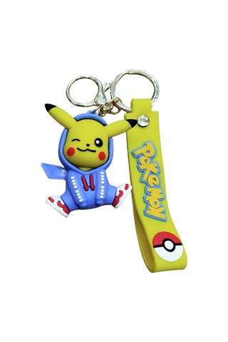 Pikachu V2 Klasik Premium 3d Figürlü Poke Ball Detaylı Anahtarlık - 1 Adet