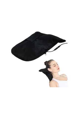 Boyun Masajı Servikal Spondiloz Düzeltme Yastığı, Renk: 877 Usb Elektrikli Isıtma Siyah Çok Renkli