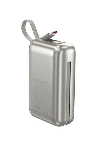 Wiwu As-182 Samsung Uyumlu Galaxy Pro Max Serisi Type-c Lightning Çıkışlı Powerbank Pd 45w 20000mah Gümüş
