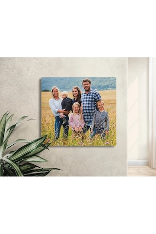 Premium Kişiye Özel Metal Poster Tablo Full Hd Kalite Baskı 20x20 Cm Çok Renkli