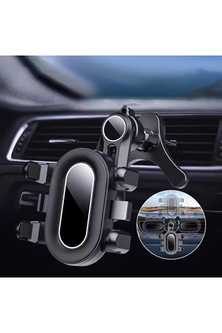 Seametal Araba Hava Çıkış Havalandırma Telefon Tutucu Yerçekimi Algılama Akıllı Telefo Standı 360 Döndürme Telefon Tutucu 56417927
