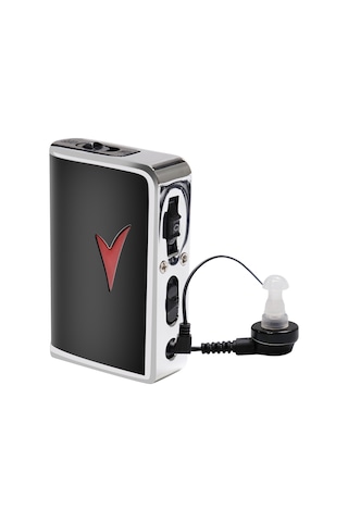 Mini Taşınabilir İşitme Cihazları Ses Amplifikatörü 8 Seviye Ses Kontrolü Pillerle Çalışan