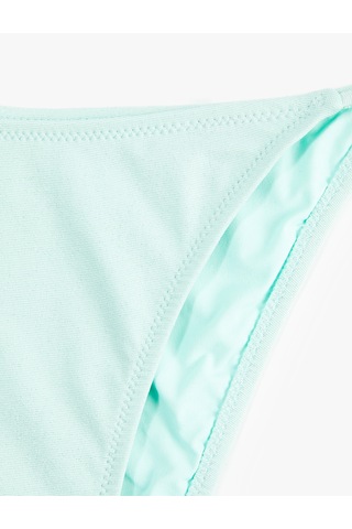 Koton Koton X Sibil Çetinkaya - Yanları İpli Parıltılı Mikro Bikini Altı Yeşil 6sak00221mm