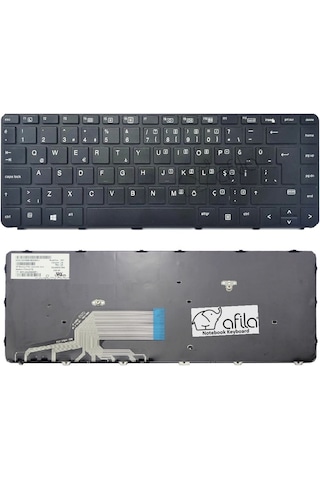 HP Uyumlu Probook 430 G3, 430 G4 Notebook Klavye (Siyah TR)