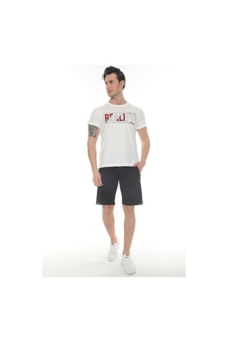 Fore Sport Erkek Realıty Baskılı T-shirt Ekru