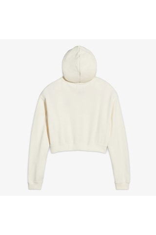 Converse Chuck Taylor Boxy Kadın Ekru Kapüşonlu Sweatshirt Ekru