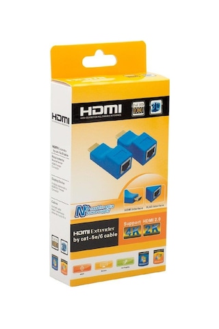 Powermaster Hdmi To Rj45 Cat6 Extender 30Metre