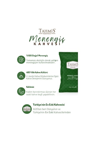 Tahmis Menengiç Osmanlı Türk Kahvesi 3 x 100 G