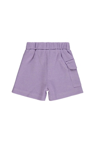 Civil Baby Kız Bebek Düz Cepli 6-18 Ay Şort - Lila