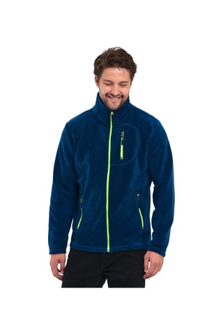 Genius Store Genıus Store Erkek Polar Tam Fermuarlı 3 Cepli Outdoor Polar Ceket Tactical Flecee Polar-gns İndigo