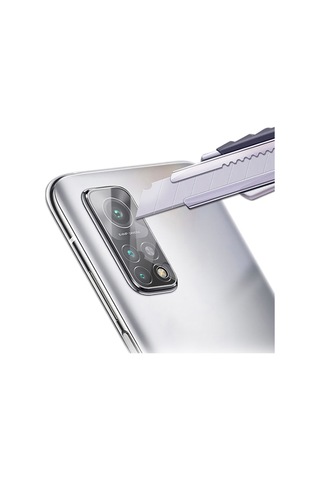 Xiaomi Mi 10T Pro Tempered Cam Kamera Koruyucu Şeffaf (483263859)