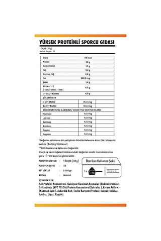 Titan Whey Protein 1000 Gr Bisküvi Aromalı Diğer
