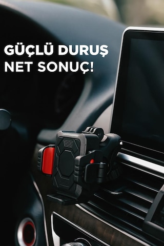 Torima Jx-063 Siyah Plastik Motosiklet Sabitleyici 360 Döner Telefon Tutucu Siyah