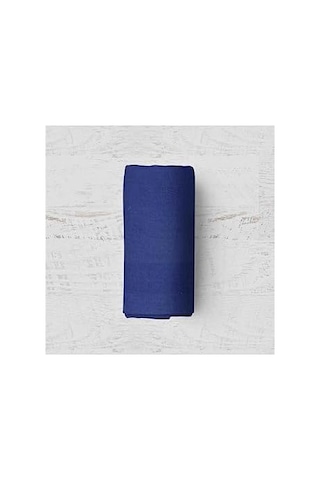 Pamuklu Çift Kişilik Battal Boy Lastikli Çarşaf Takımı 180x200 - Lacivert Abanoz