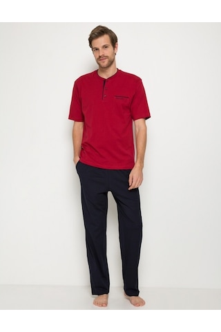 Pierre Cardin Bay Penye Pijama Şort Takım 3 Parça 5370