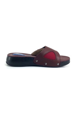 Icemen 02 25yt Kadın Anatomik Günlük Terlik Bordo Bordo