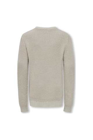 Only Kobjacob L/s Crew Neck Knt Kız Çocuk Gri Kazak - 15298899