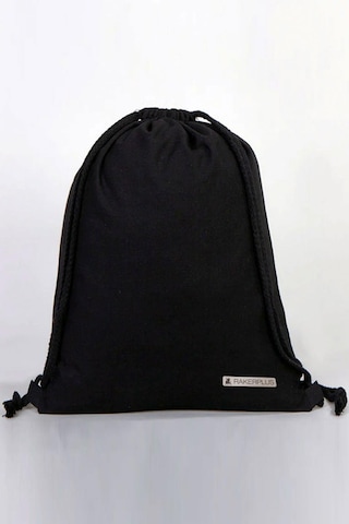 Rakerplus Siyah 35x40 Cm Unisex Ham Bez Büzgülü Sırt Ayakkabı Çantası Natural