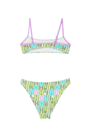 Roxy Roxy Letter Up Kız Çocuk Bikini Gld8 Çok Renkli