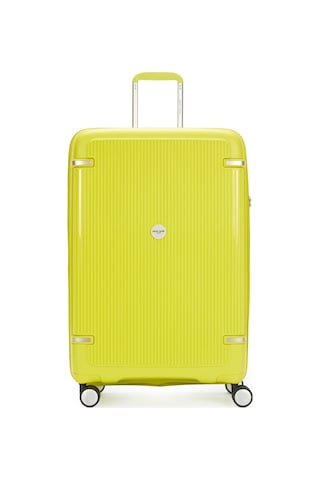 Pierre Cardin Büyük Boy %100 Polipropilen Valiz Yeşil 04pc7070