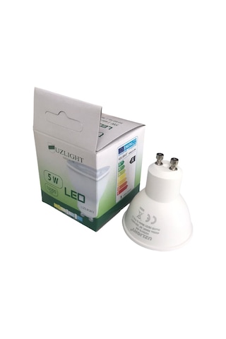 10 Adet 5W Led Ampul Gu10 Duy Sarı Işık 3000K Uzlıght