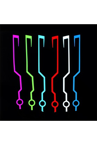 On Led Işık Motosiklet Kask Kiti - Gece Sürüşü Için 3 Modlu Yanıp