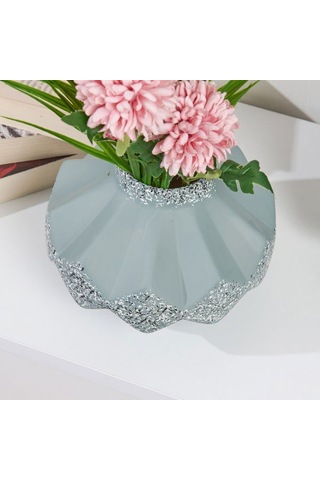 Evidea Deco Anitta Vazo - Gri - 15 Cm Gri